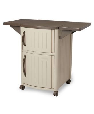 DCP2000 Portable Outdoor Patio Prep Serving Station Table and Cabinet