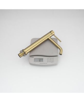 Modern Single Hole Single Handle Vessel Bathroom Vanity Sink Faucet With Pop Up Drain Without Overflow