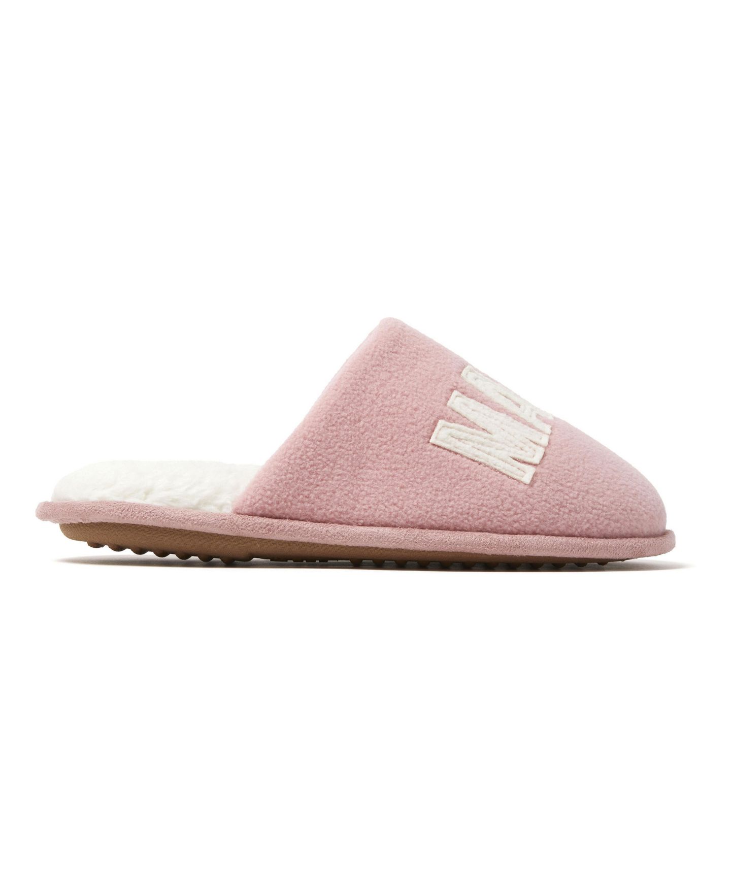 Женские тапочки Dearfoams Carley Mama Bear Mom Scuff Slipper, цвет: Пудровый — фото 6