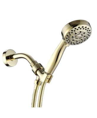 Handheld Shower Head with Hose High Pressure Shower Heads, Gold