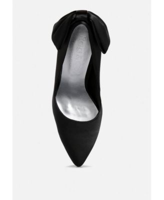 HORNET Satin Stiletto Pumps