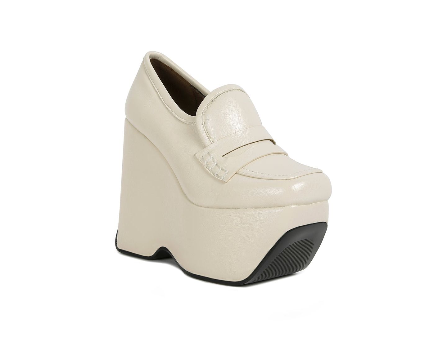 Женские туфли Rag & Co Gilliam High Platform Wedge, цвет: Светлый бежевый — фото 4