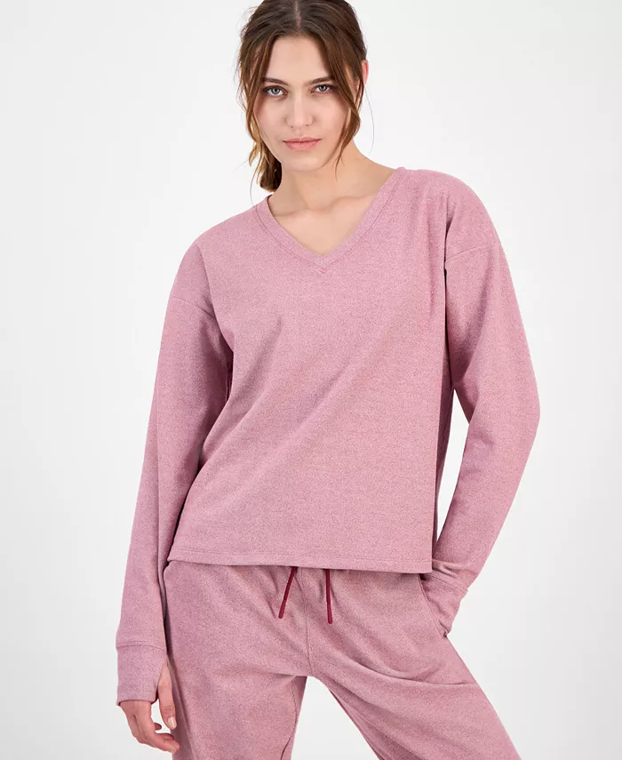 Women's Brushed Rib V-Neck Sweater