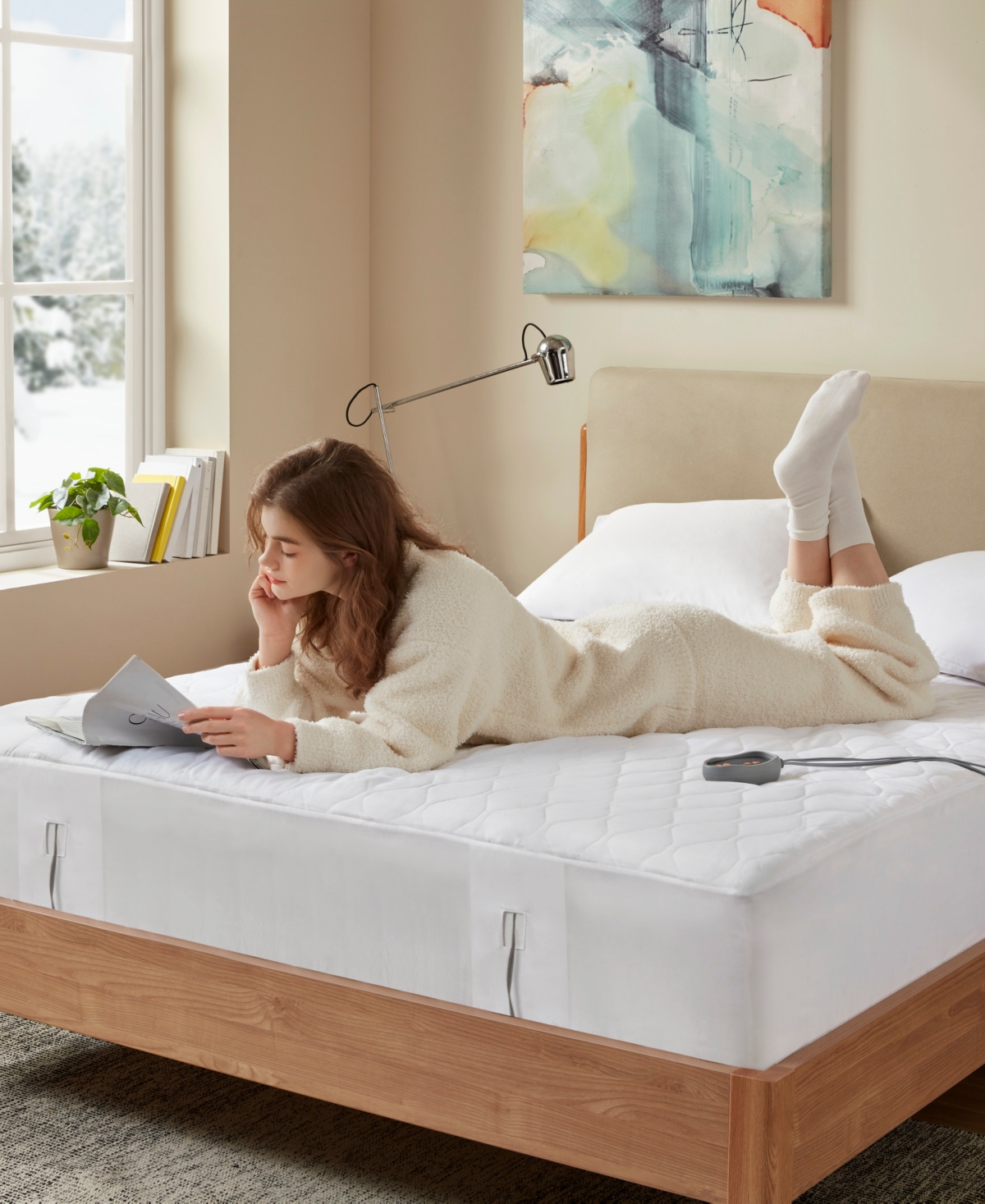 Beautyrest Secure Comfort Electric 3M-Scotchgard Mattress Pad