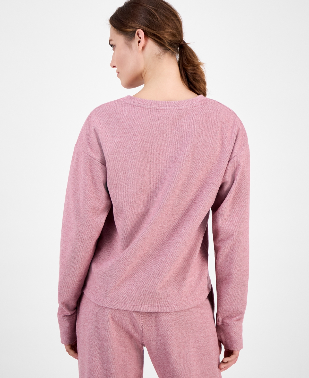 Id Ideology Women's Brushed Rib V-neck Sweater, Macy's Exclusive