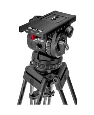 Video 18 S2 Fluid Head with ENG 2 Carbon Fiber Tripod and Mid-Level Spreader