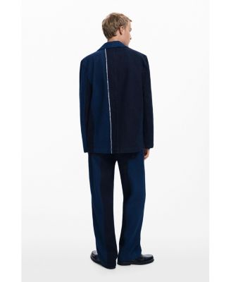 Men's Blazer with combined seams
