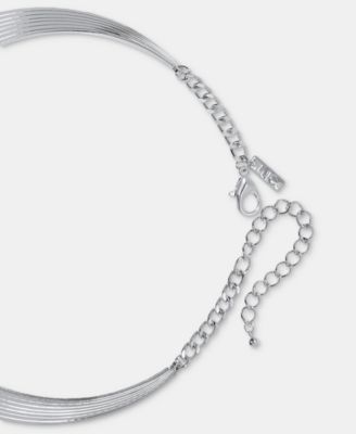 Textured Twist Collar Necklace, 16" + 3" extender