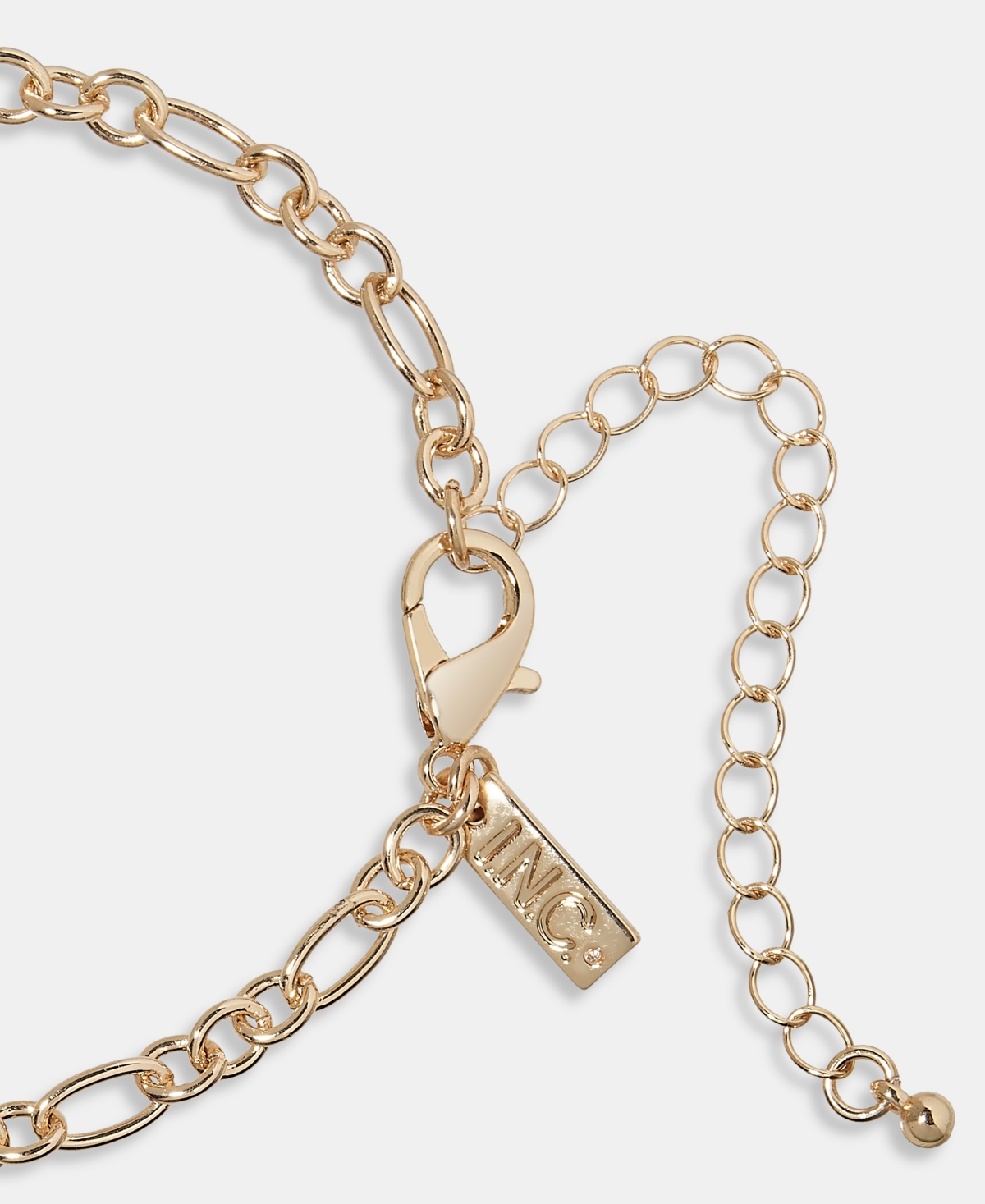 I.n.c. International Concepts Crystal & Chain Tassel Lariat Necklace, 22-1/2" + 3" extender, Macy's Exclusive