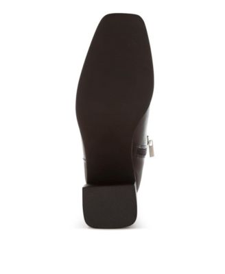 Womens Muskox Square Toe Faux Leather Boots