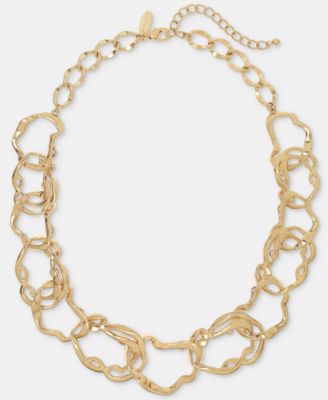 Style & Co - Sculptural Link Statement Necklace, 18" + 3" extender