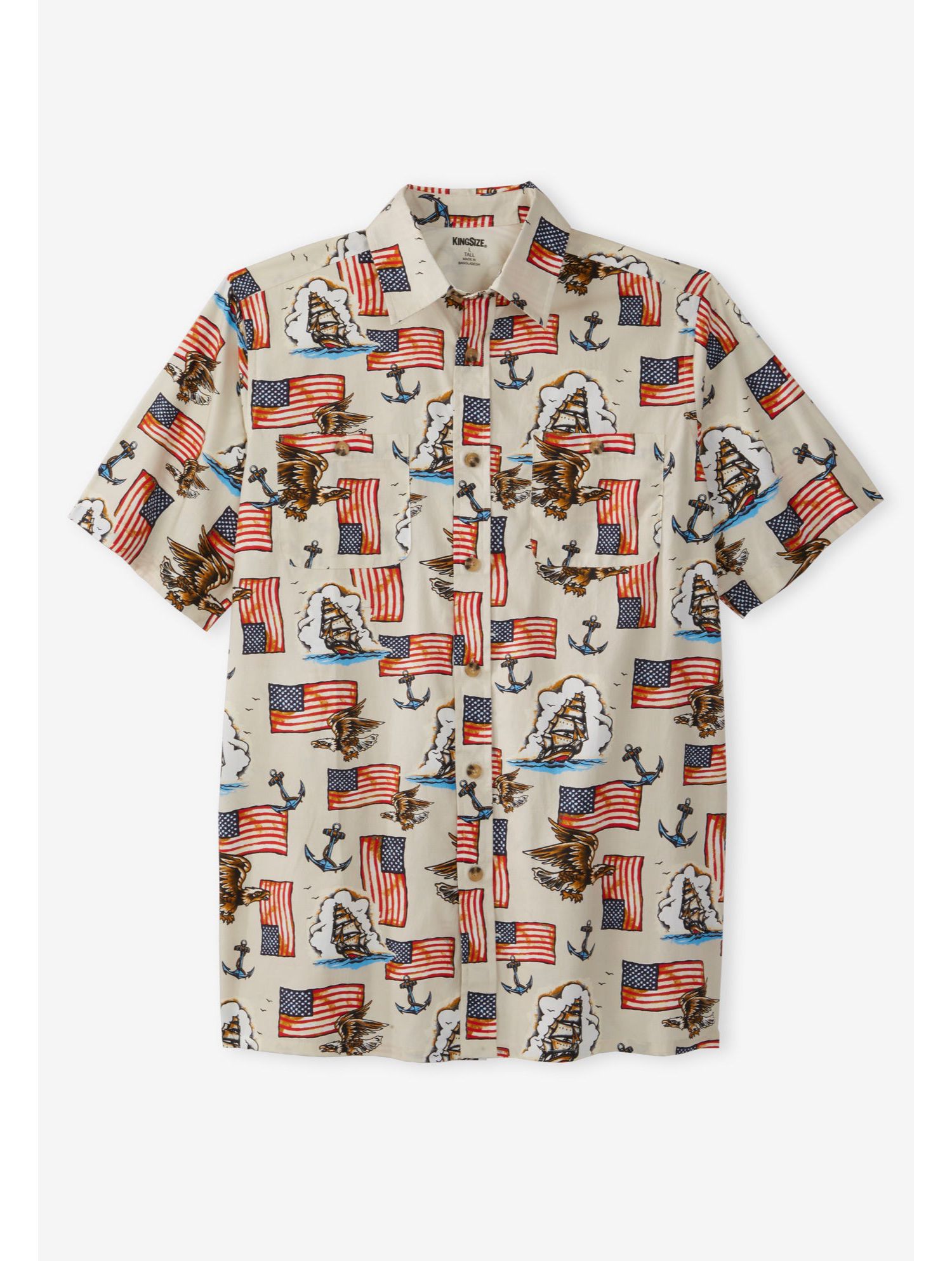 Big & Tall Short Sleeve American Sport Shirt