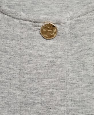 Women's Pockets Cotton Cropped Jacket