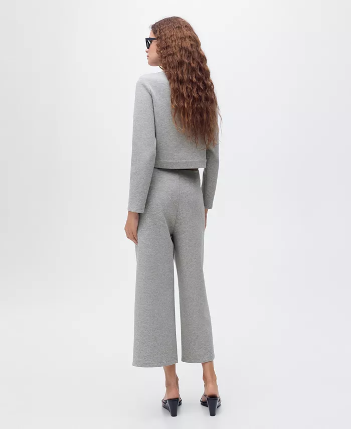 Women's Cotton Crop Pants - thumbnail 2