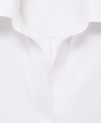 Women's Lapels Cotton-Blend Shirt