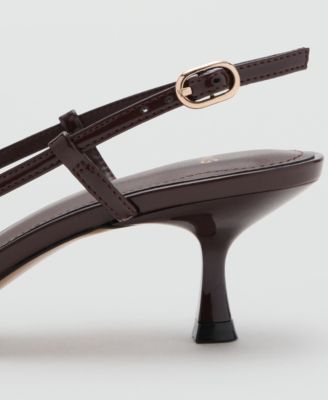 Women's Kitten-Heel Patent Leather Shoes