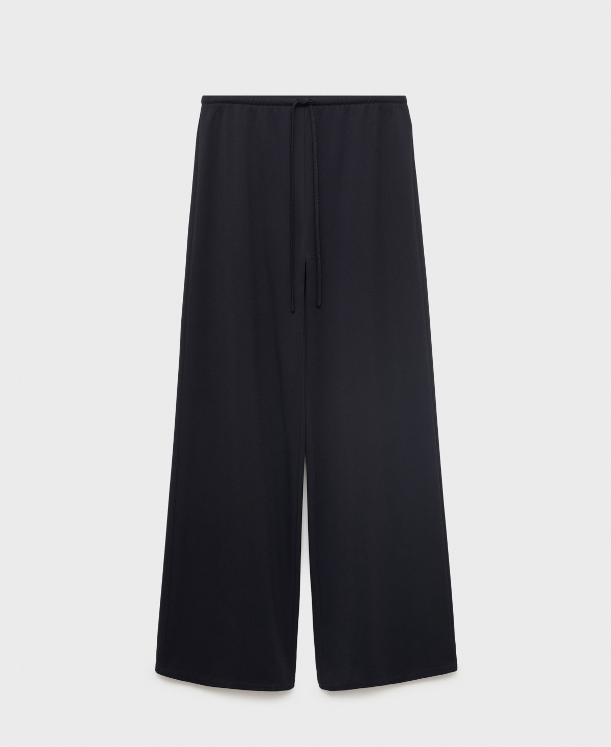 Mango Women's Elasticated Waist Wide-leg Pants In Blue