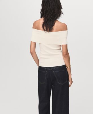 Women's Strapless Knitted Top