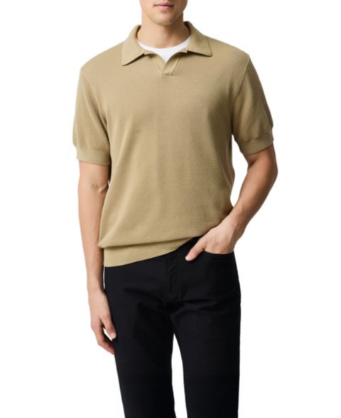 Мужское поло Rodd & Gunn Avalon Cotton Knitted Polo Shirt, цвет: Верблюжий