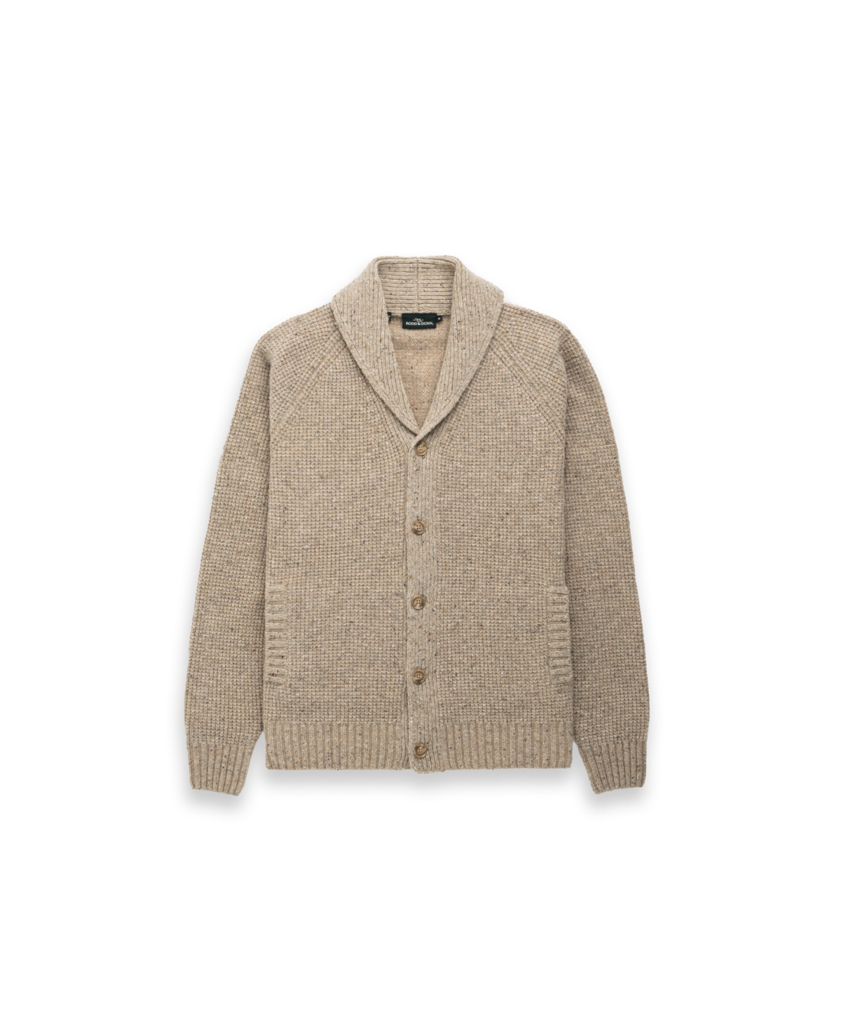 Rodd & Gunn Williamson Textured Cardigan Sweater In Neutral