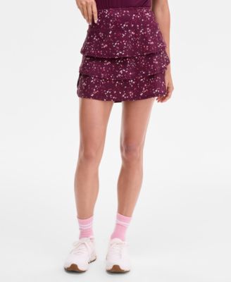 Women's Tiered Flounce Skort, Macy's Exclusive