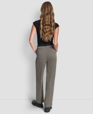 Petite Double Pleat Trousers