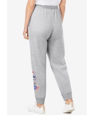 Plus Size Within Better-Fleece Pull-On Jogger Sweatpants