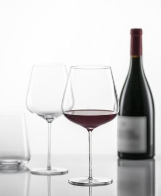 Vervino Burgundy Glasses, Set of 4