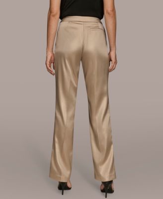 Women's Novelty Straight-Leg Mid-Rise Pants