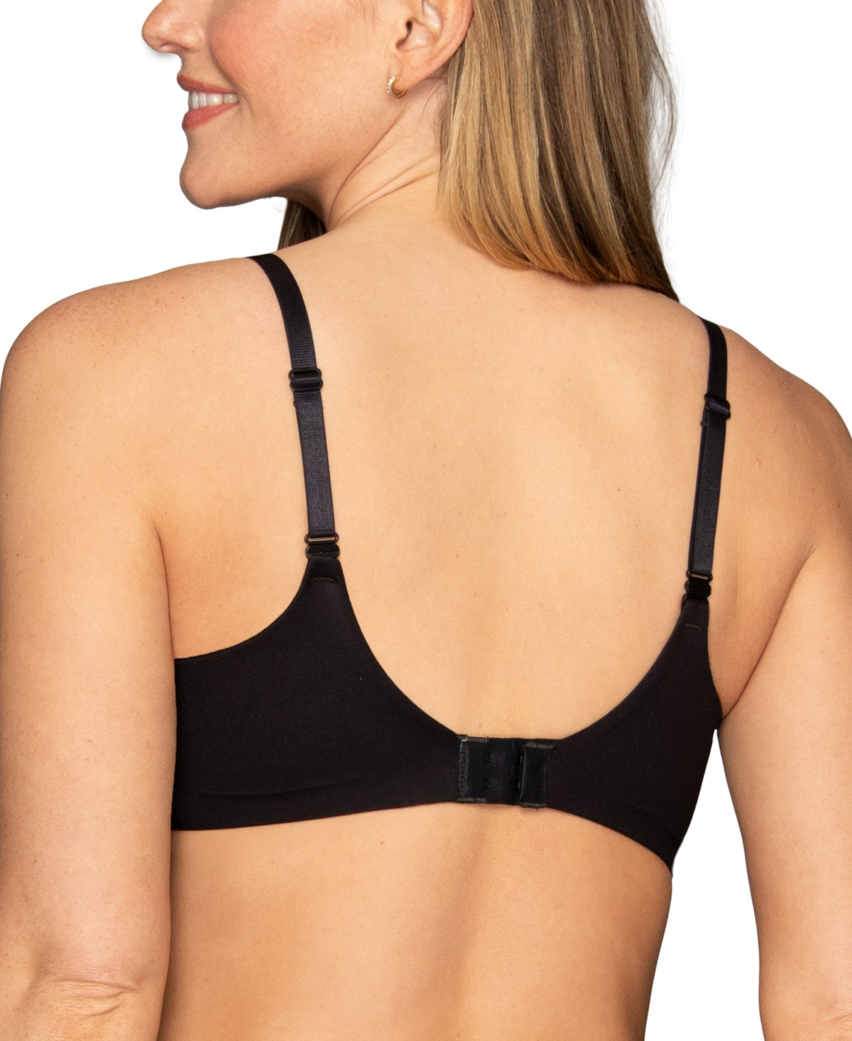 Vanity Fair Lingerie Effortless Simple Size Wire-free Bra, 72125 In Black