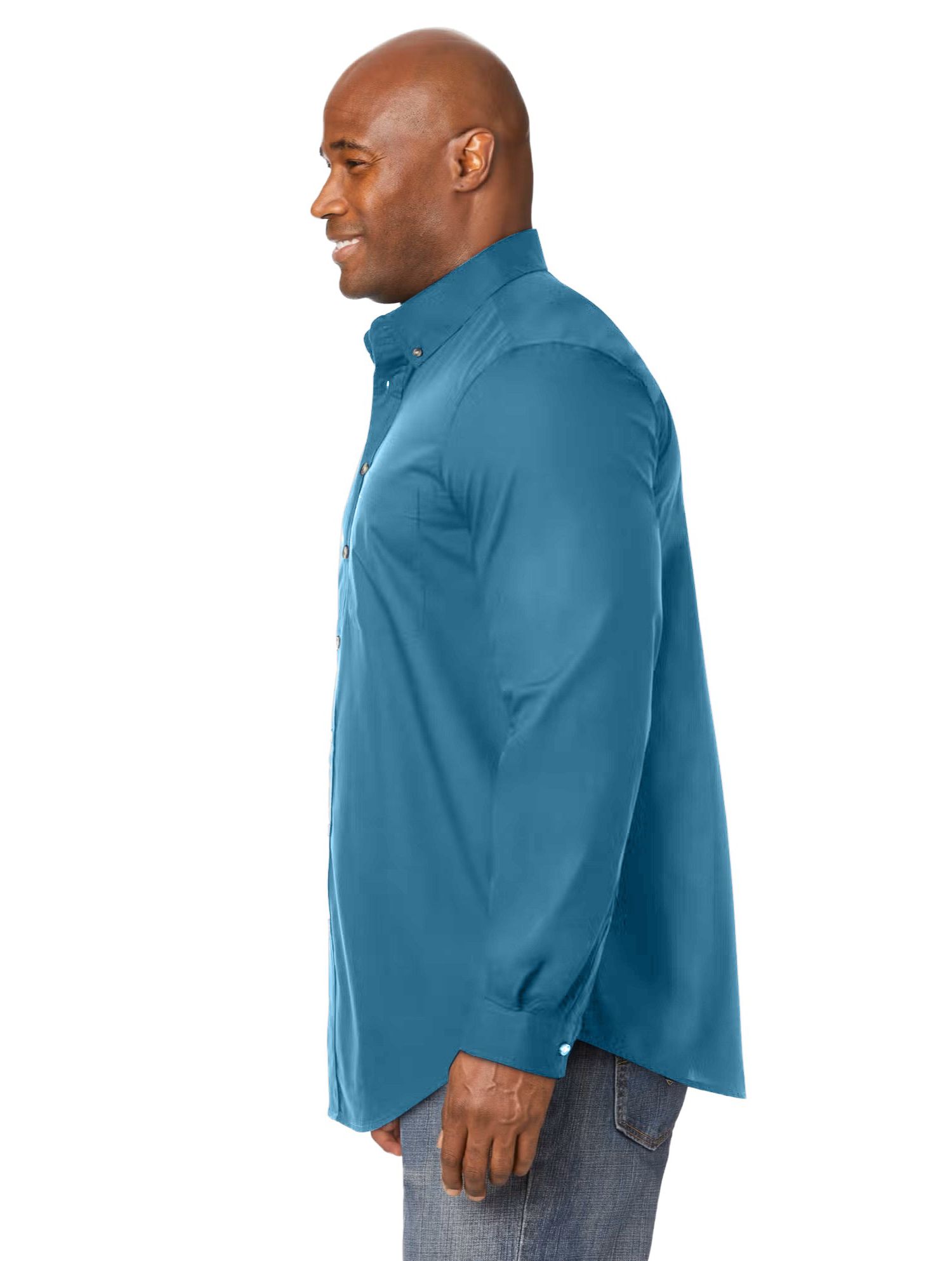 Men's Long Sleeve Wrinkle Free Sport Shirt