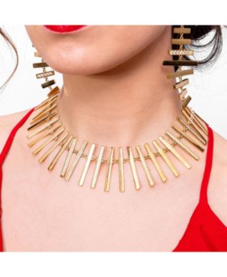 Large Key Necklace in Gold Vermeil