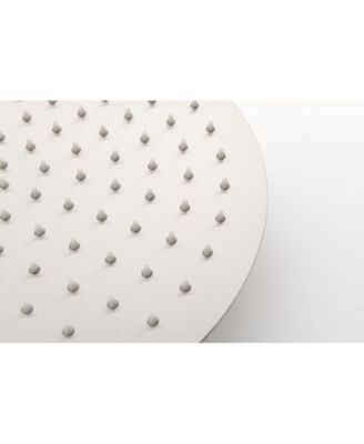 Shower System, Wall Mounted Shower Faucet Set for Bathroom with High Pressure 10" Stainless Steel Rain Shower head Handheld Shower Set, 2 Way Pressure Balance Shower Valve Kit, Brushed Gold