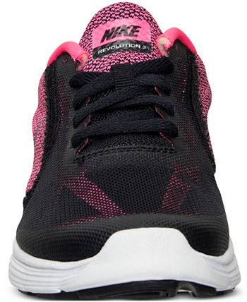 Nike Girls' Revolution 3 Running Sneakers from Finish Line - Macy's