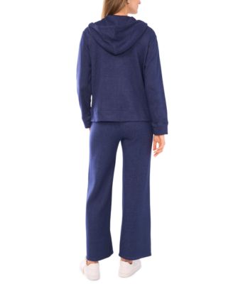 Women's Knit Zip-Front Hoodie Jacket