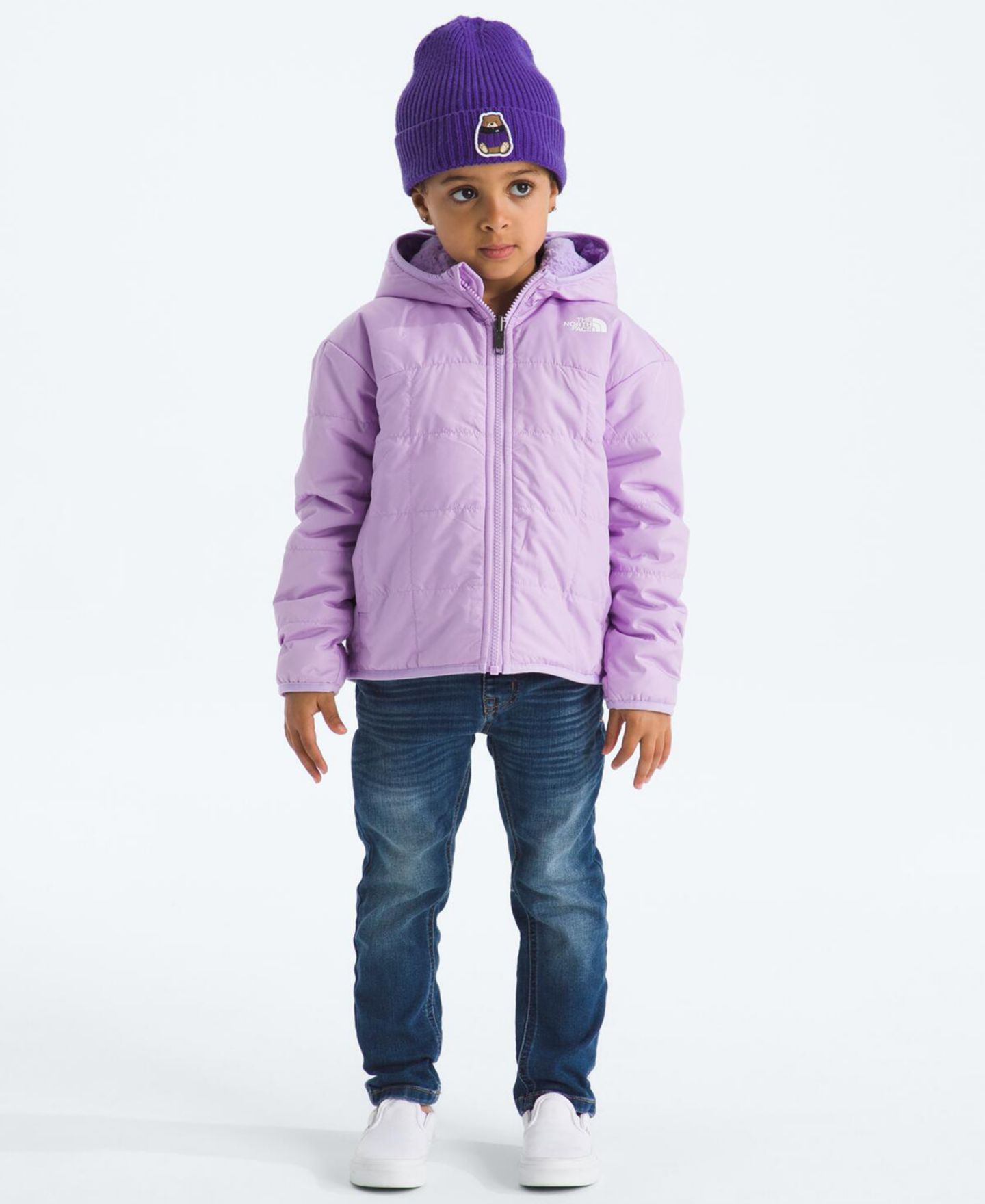 Куртка The North Face Shasta Hooded Jacket для девочек, цвет: Сиреневый — фото 5