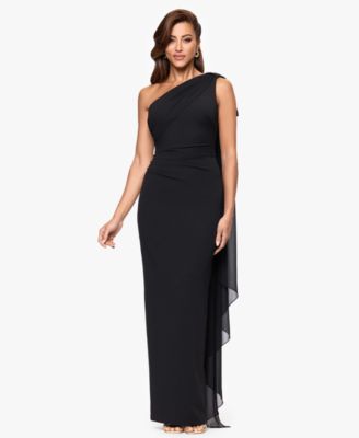 Petite One Shoulder Long Gown
