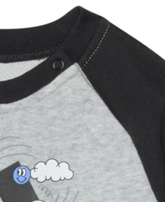 Baby Boys' Crew Neck Long Sleeve Coverall