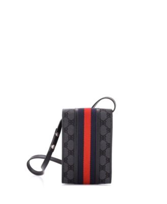 x Gucci The Hacker Project Web Phone Bag BB Canvas