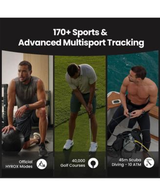 Balance 2 Smart Watch with Sapphire Glass, Multisport Training & 21-Day Battery – Black