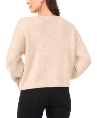 Women's Crewneck Star Pattern Sweater