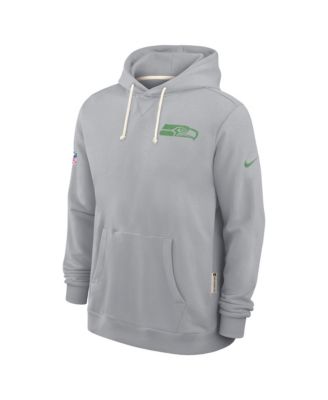 Men's Gray Seattle Seahawks 2025 NFL Rivalries Sideline Dri-Fit Hoodie