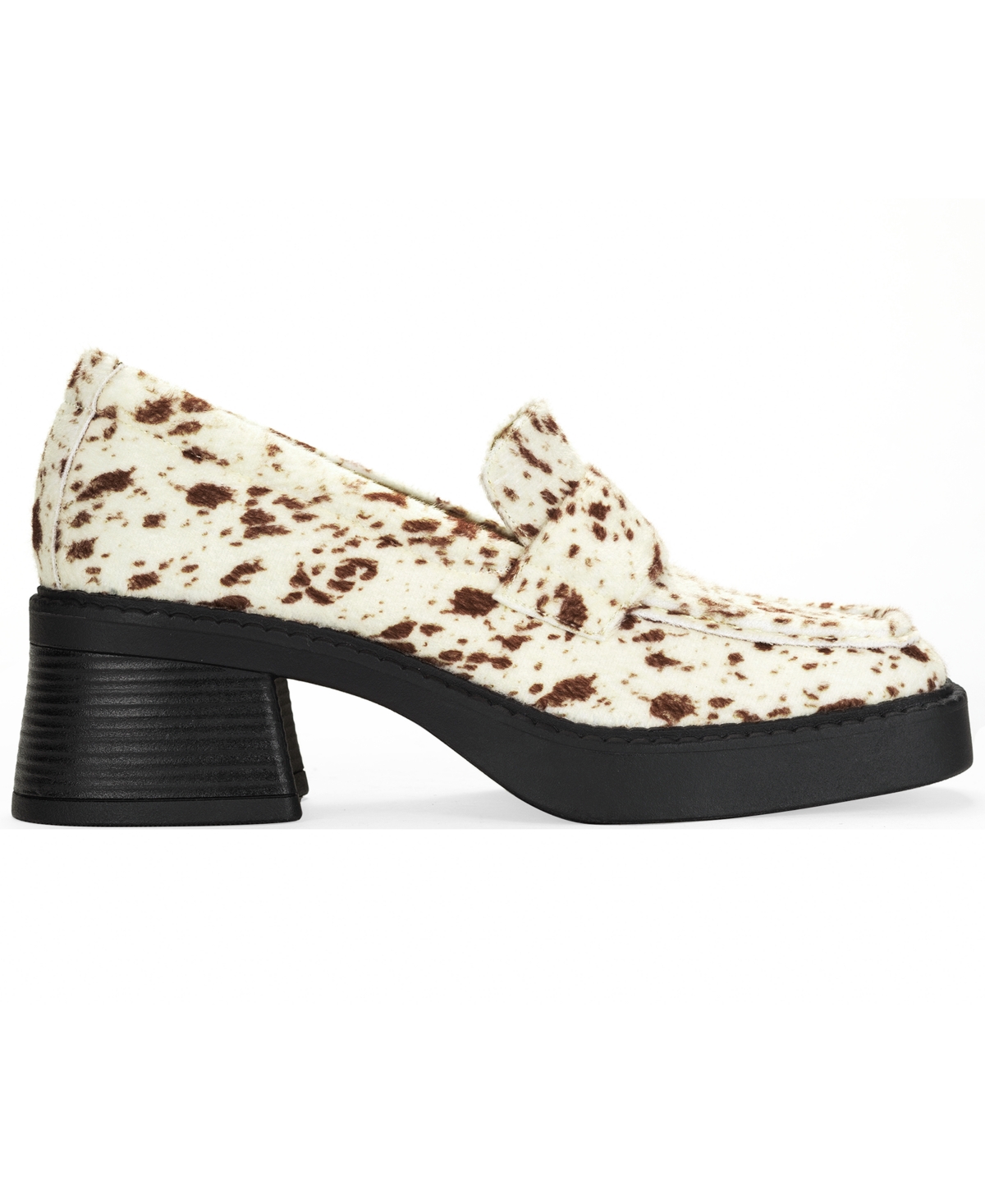 Wild Pair Women's Meigann Block Heel Loafers, Macy's Exclusive In Brown