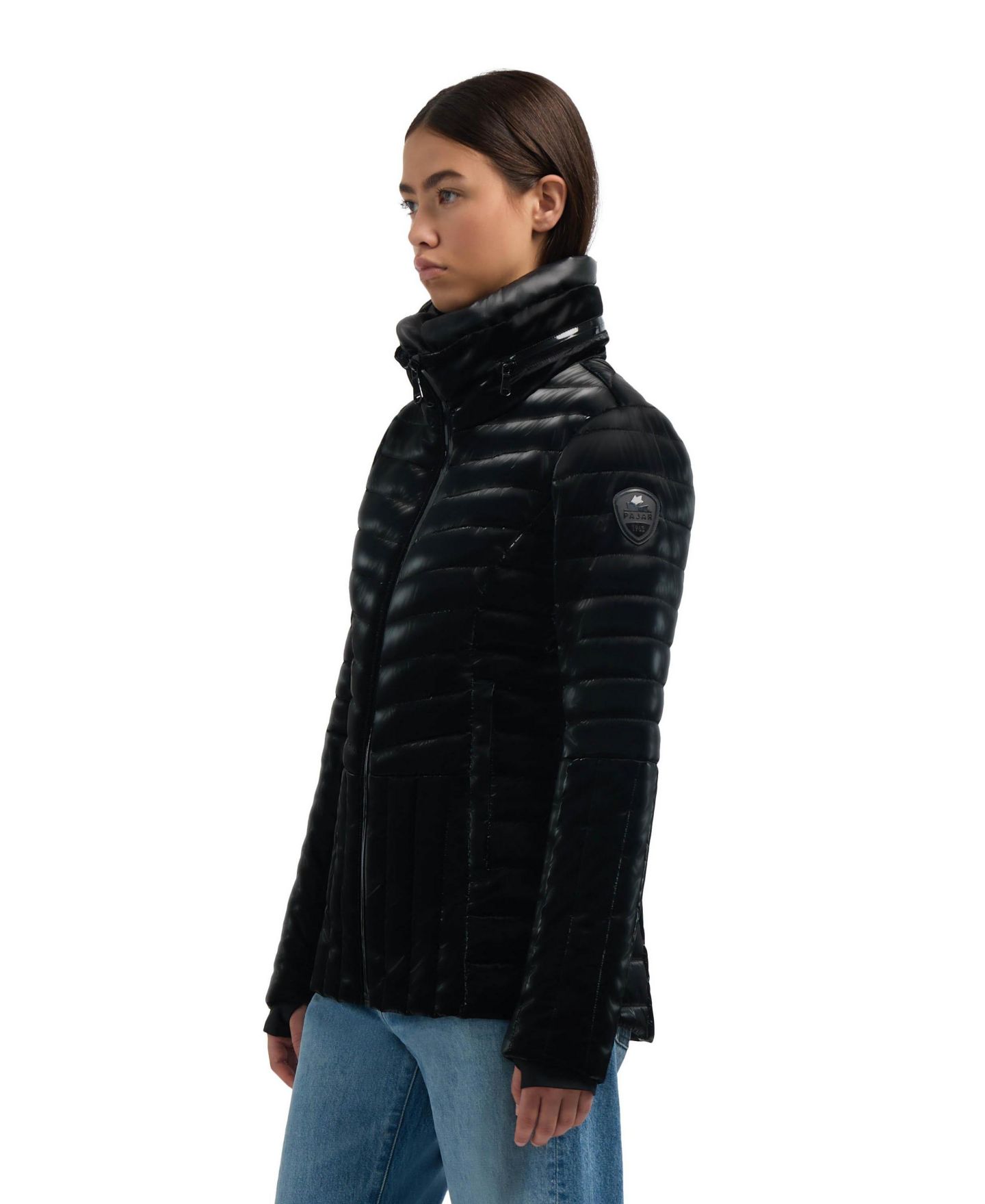 Женская куртка PAJAR Aludra Channel Quilted Lightweight Puffer, цвет: Чёрный — фото 2