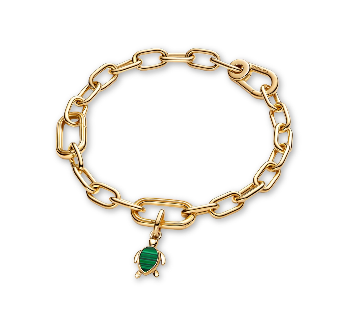 Pandora Green Turtle Mini Dangle Charms In Green