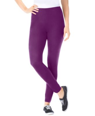 Women's Within Stretch-Cotton Knit Pull-On Leggings