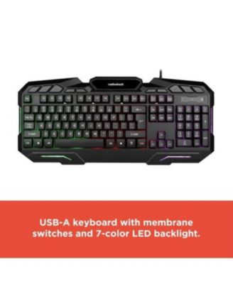 Keyboard RGB Light Mouse and Mouse Pad Combo