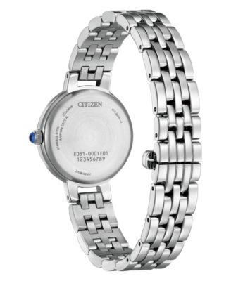 Women's Classic Silver-Tone Stainless Steel Bracelet Watch, 27.7mm