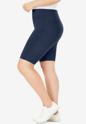 Plus Size Within Stretch Cotton Bike Short
