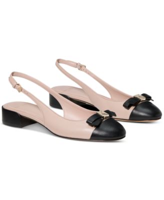 Women's Deco Bow Slingback Pumps